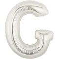 40" Megaloon Large Letter Balloon G Silver