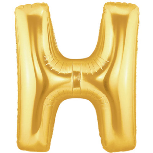 40" Megaloon Large Letter Balloon H Gold