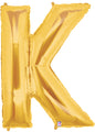 40" Megaloon Large Letter Balloon K Gold