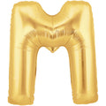 40" Megaloon Large Letter Balloon M Gold