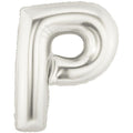 40" Megaloon Large Letter Balloon P Silver