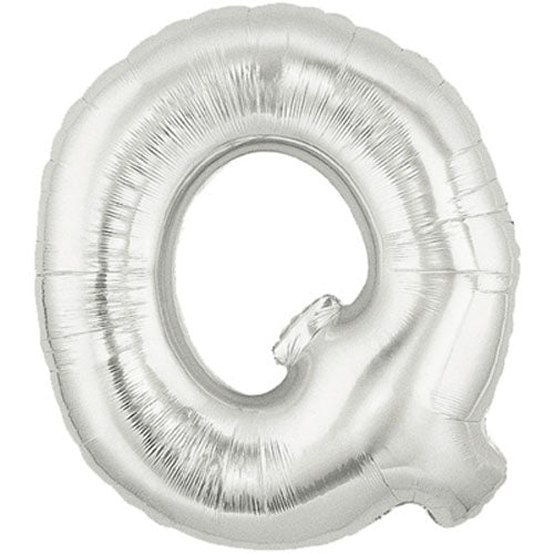 40" Megaloon Large Letter Balloon Q Silver