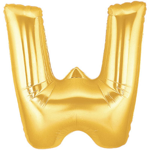 40" Megaloon Large Letter Balloon W Gold