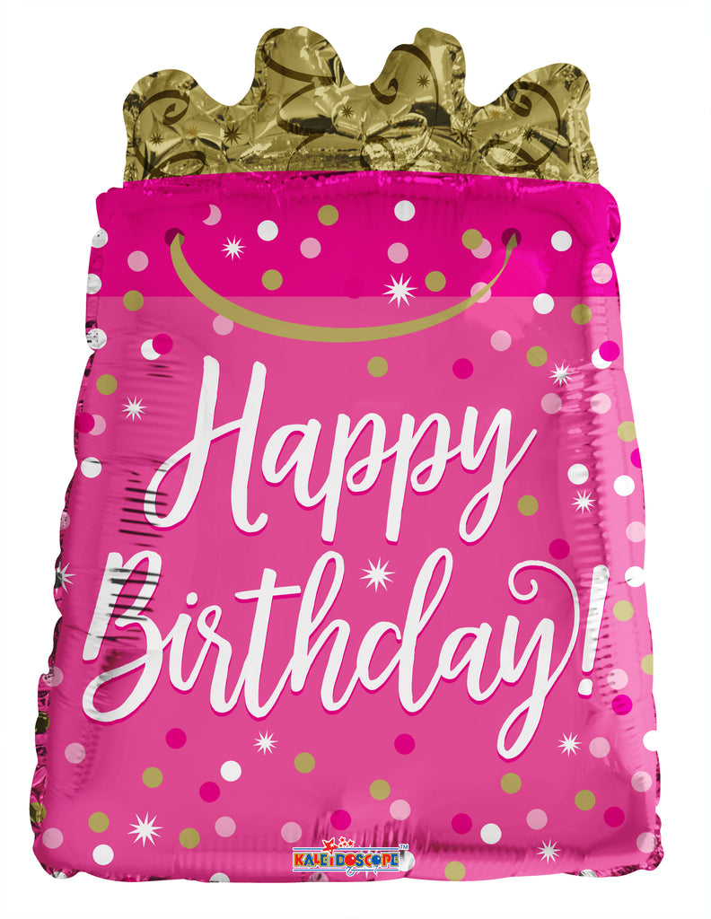 18" Birthday Gift Bag Shape Foil Balloon