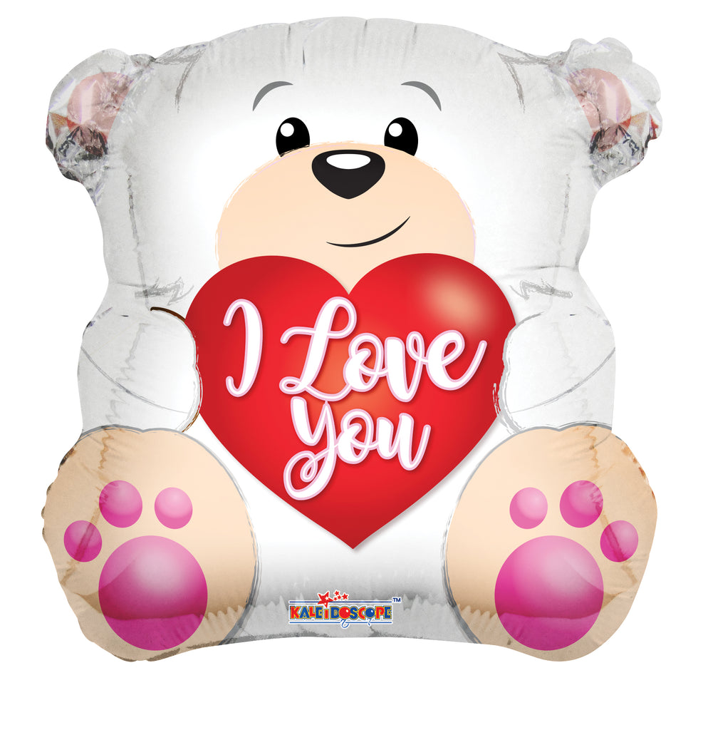 18" Love Polar Bear Shape Foil Balloon
