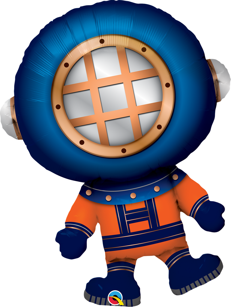 37" Deep Sea Diver Foil Balloon