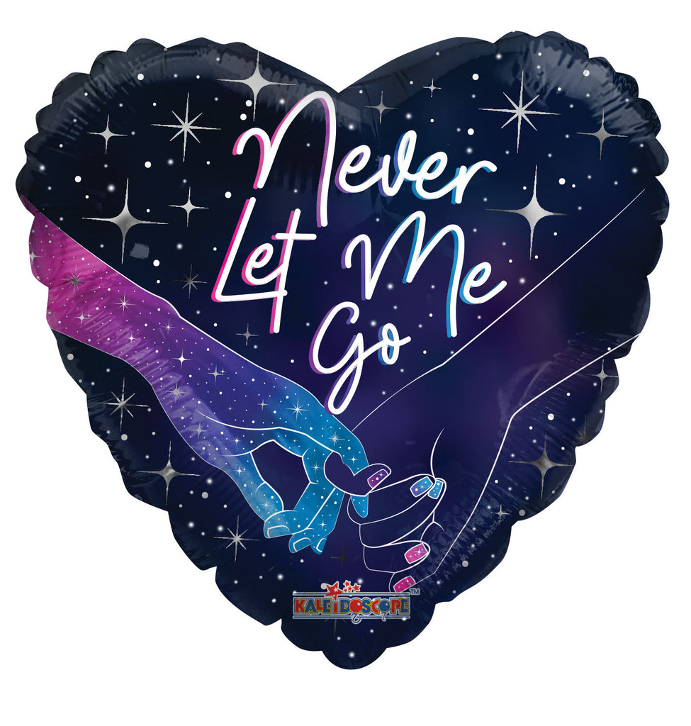 18" Never Let Me Go Foil Balloon