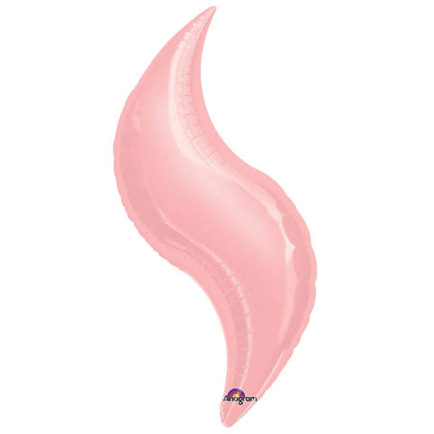 36" SuperShape Pastel Pink Curve Balloon