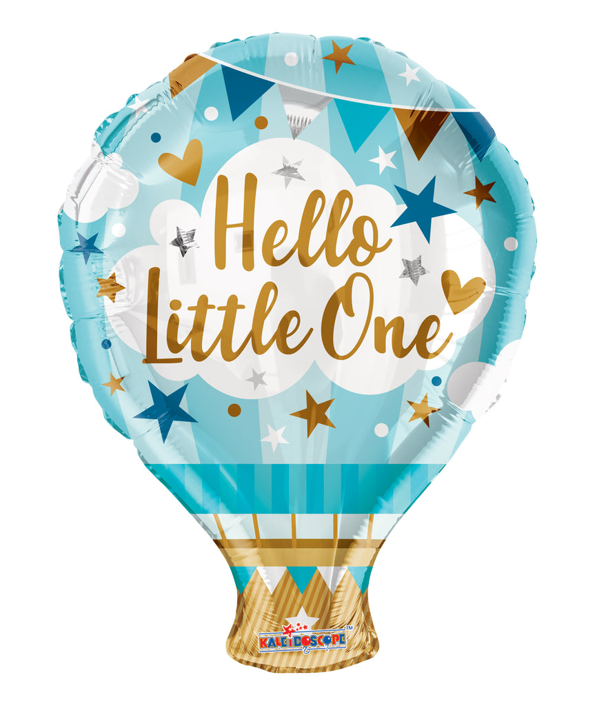 18" Hello Little One Blue Balloon Foil Balloons