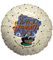 4" Happy Secretary Day Coffee Balloon