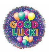 9" Airfill Only Good Luck Bright Balloon