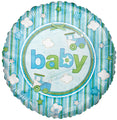 18" Baby Boy Blue Carter Foil Balloons