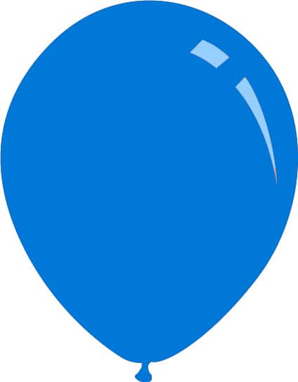 5" Standard Blue Decomex Latex Balloons (100 Per Bag)