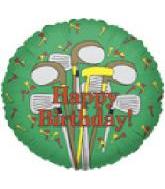 9" Airfill Only Golf Club Birthday Balloon