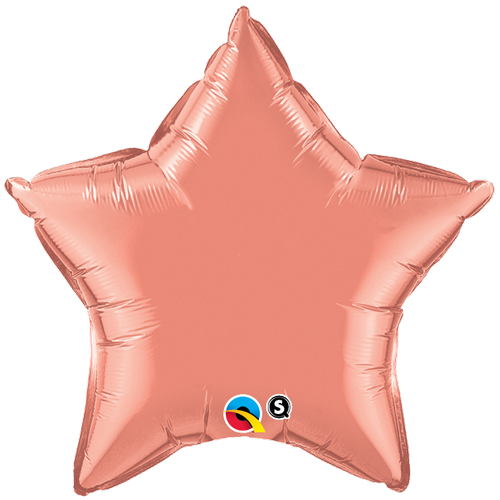 20" Star Coral Plain Foil Balloon