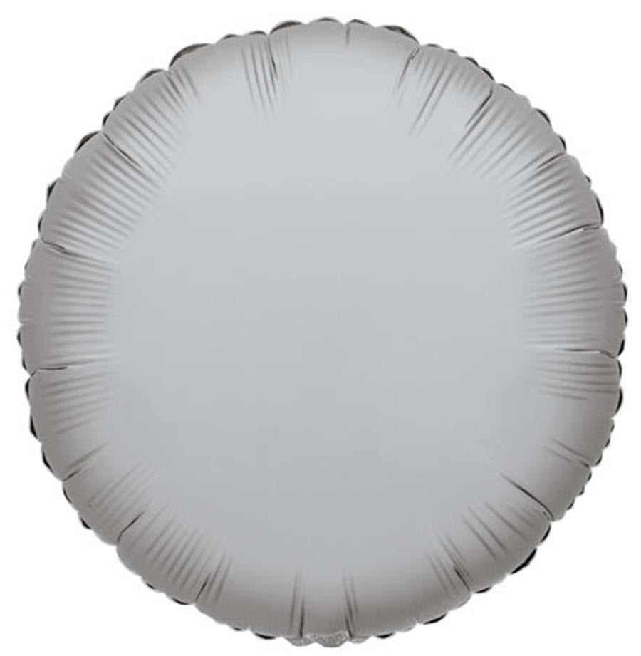 18" Round Silver Mylar Balloon