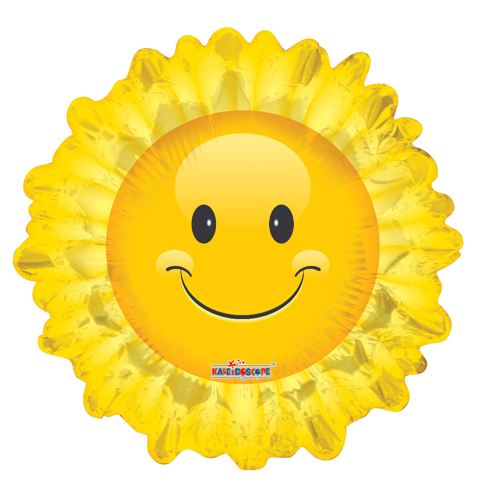 13" Airfill Only Smiling Sunflower Balloon