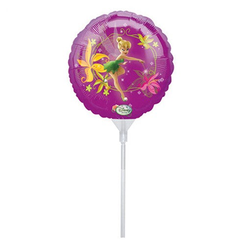 9" EZ Fill Airfill Only Balloon Tinkerbell with Sticks (3 Pack) Balloon