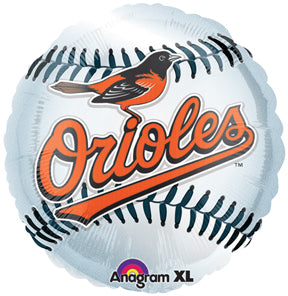 18" MLB Baltimore Orioles Baseball Balloon