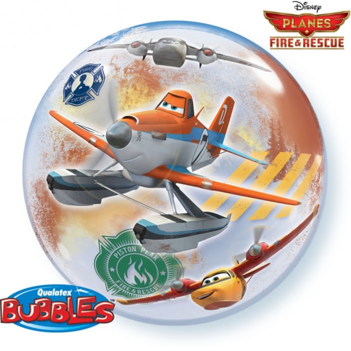 22" Disney Planes Fire and Rescue Bubble Balloons