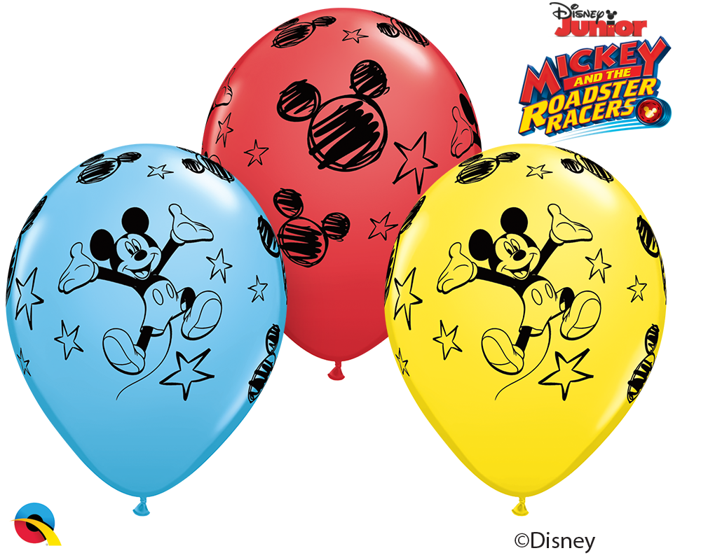 11" Junior Mickey Latex Balloons (25 Count)