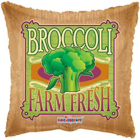 18" Farm Fresh Broccoli Vegetable Balloon