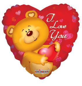 18" Cute Bear I Love You Balloon