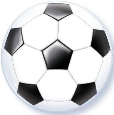 22" Soccer Ball Plastic Sports Bubble Balloons