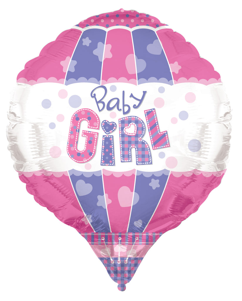 28" Baby Girl Aerostatic 3D Balloon