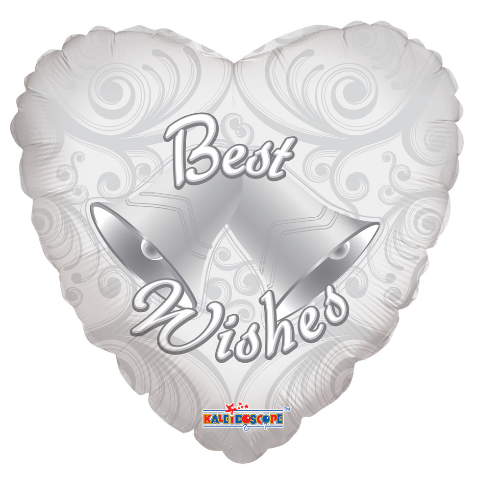 18" Best Wishes Bells Balloon