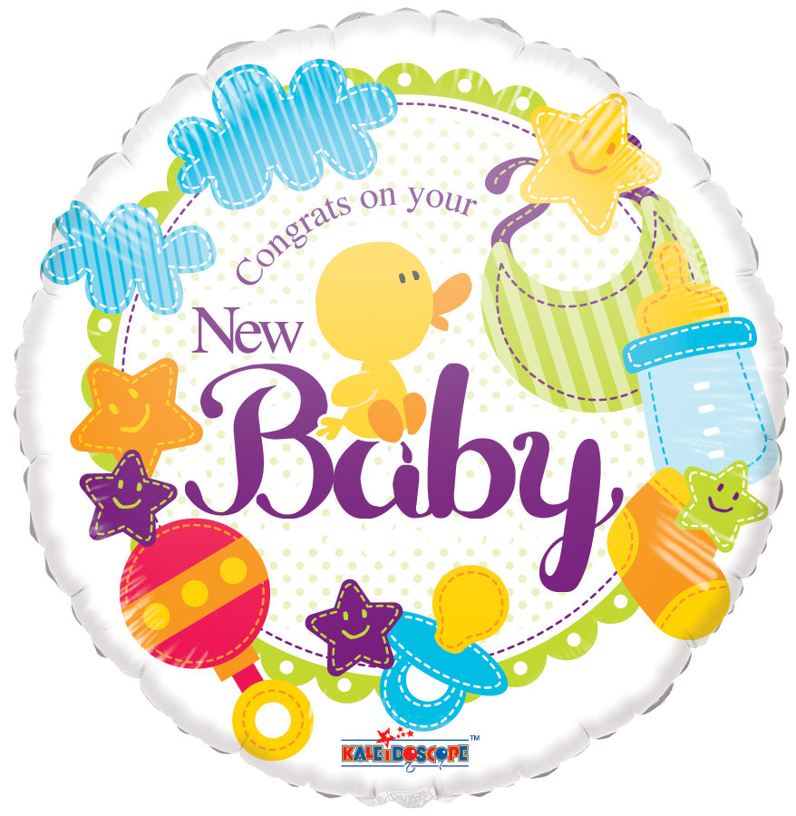18" New Baby Gellibean Balloon