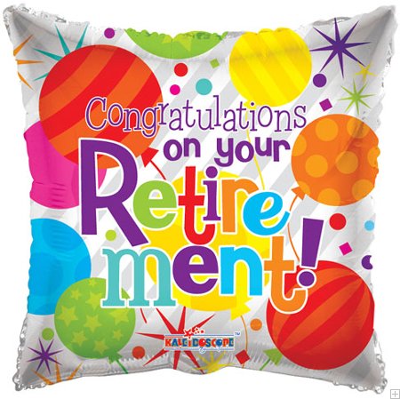 18" Congratulations On Your Retirement Balloon