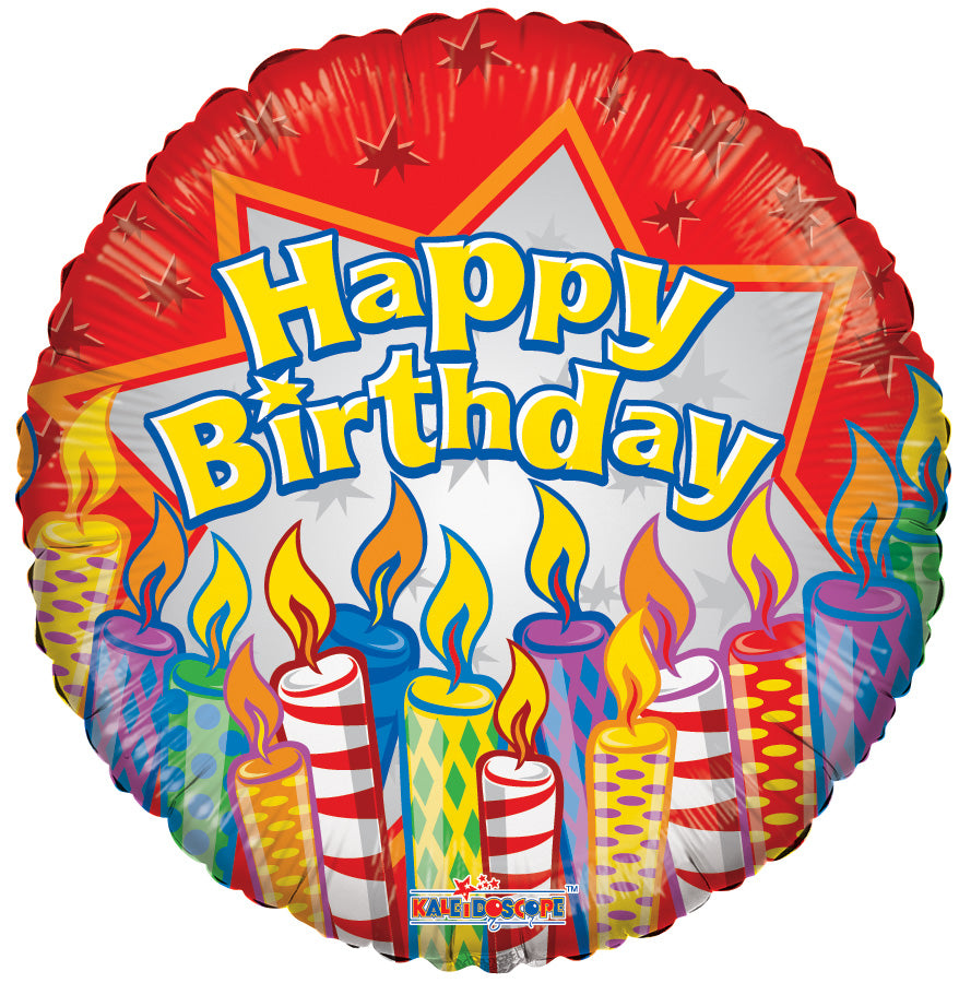 18" Birthday Candles Balloon