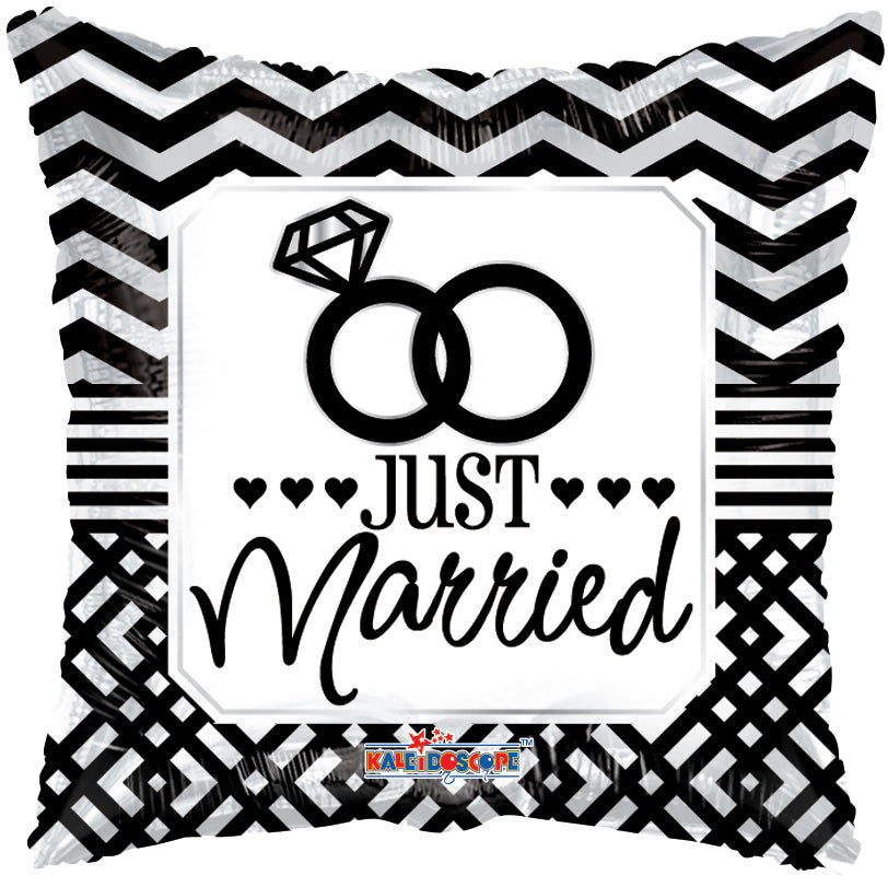 18" Just Married Balloon