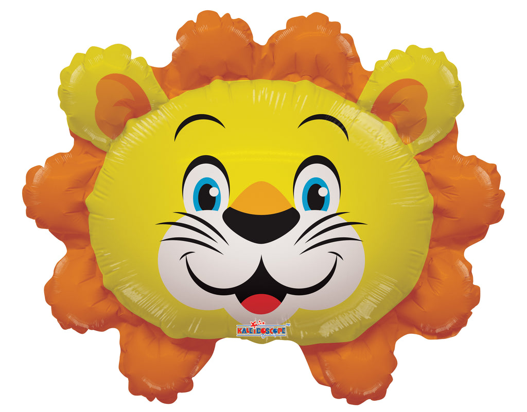 14" Airfill Only Lion Head Mini Shape Balloon