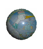 18" Special Delivery Stork Foil Balloon