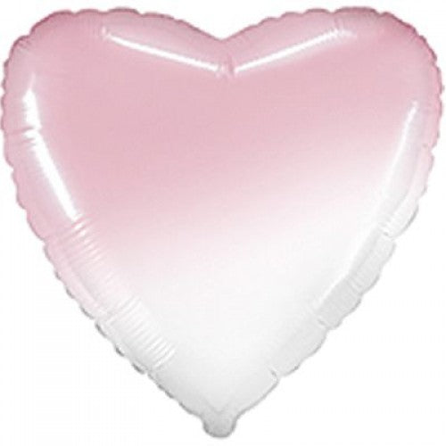 18" Heart Baby Gradient Pink Foil Balloon