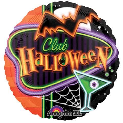 18" Club Halloween Balloon