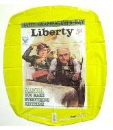 18" Liberty Happy Grandparents Day Wild Ride Balloon