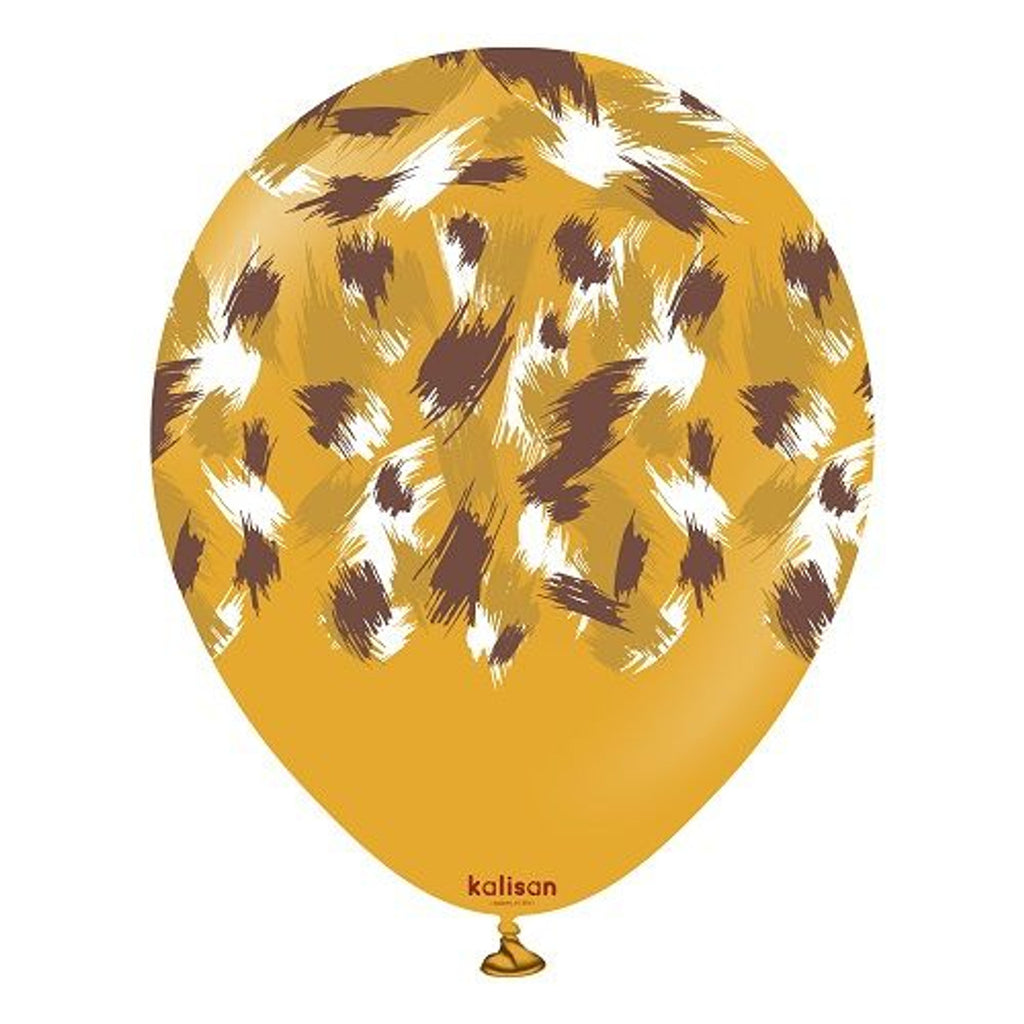 12" Kalisan Latex Balloons Safari Savanna Mustard (25 Count)