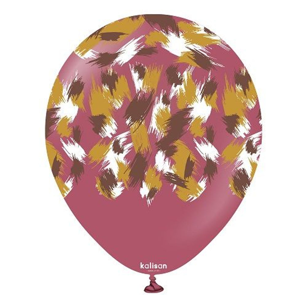 12" Kalisan Latex Balloons Safari Savanna Wild Berry (25 Count)