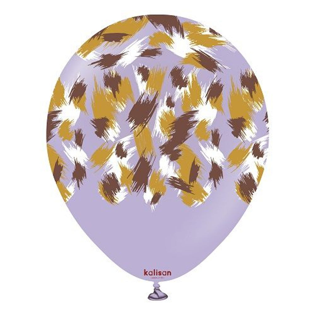 12" Kalisan Latex Balloons Safari Savanna Lilac (25 Count)
