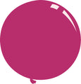 36" Deco Magenta Decomex Latex Balloons (5 Per Bag)