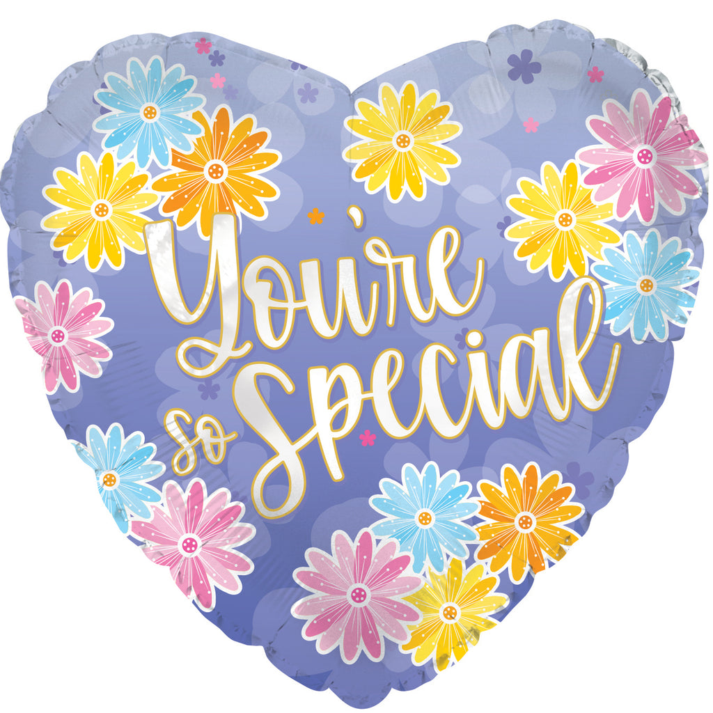 17" Airfill Only You're So Special Periwinkle Foil Balloon
