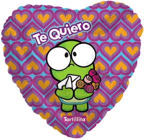 18" Tortillita Te Quiero Mylar Balloon (Spanish)