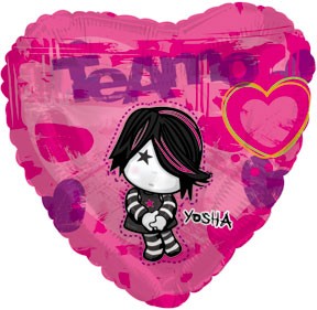 18" Yosha Te Amo Mylar Balloon (Spanish)