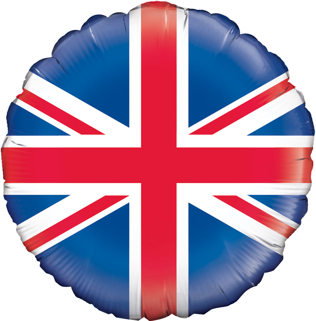 18" Union Flag Oaktree Foil Balloon