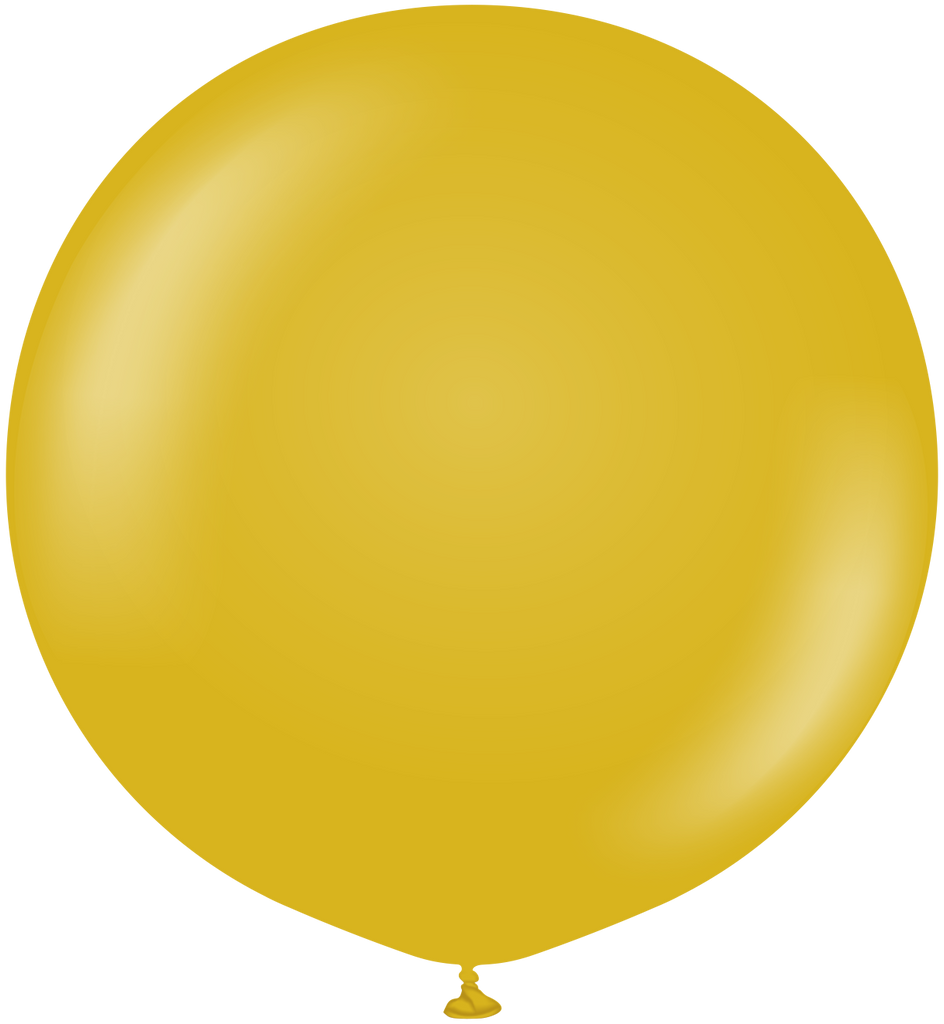36" Kalisan Latex Balloons Retro Mustard (2 Per Bag)
