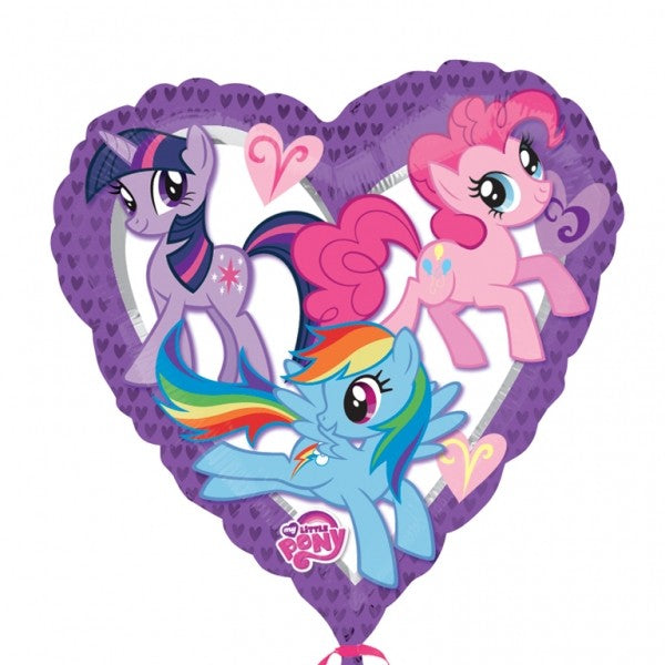 18" My Little Pony Purple Heart Balloon