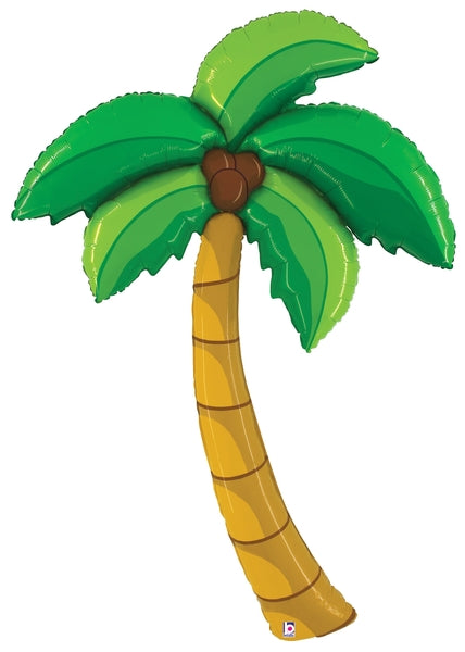 67" Special Delivery Palm Tree Foil Balloon